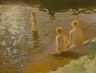 Ragazzi che Fanno il Bagno